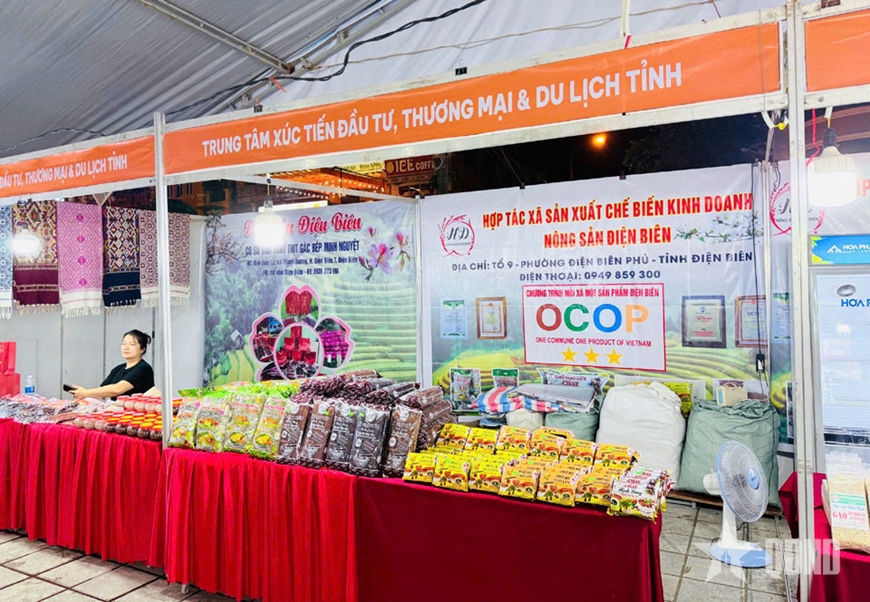 Điện Biên: 230 gian hàng tham gia hội chợ xúc tiến thương mại và sản phẩm OCOP