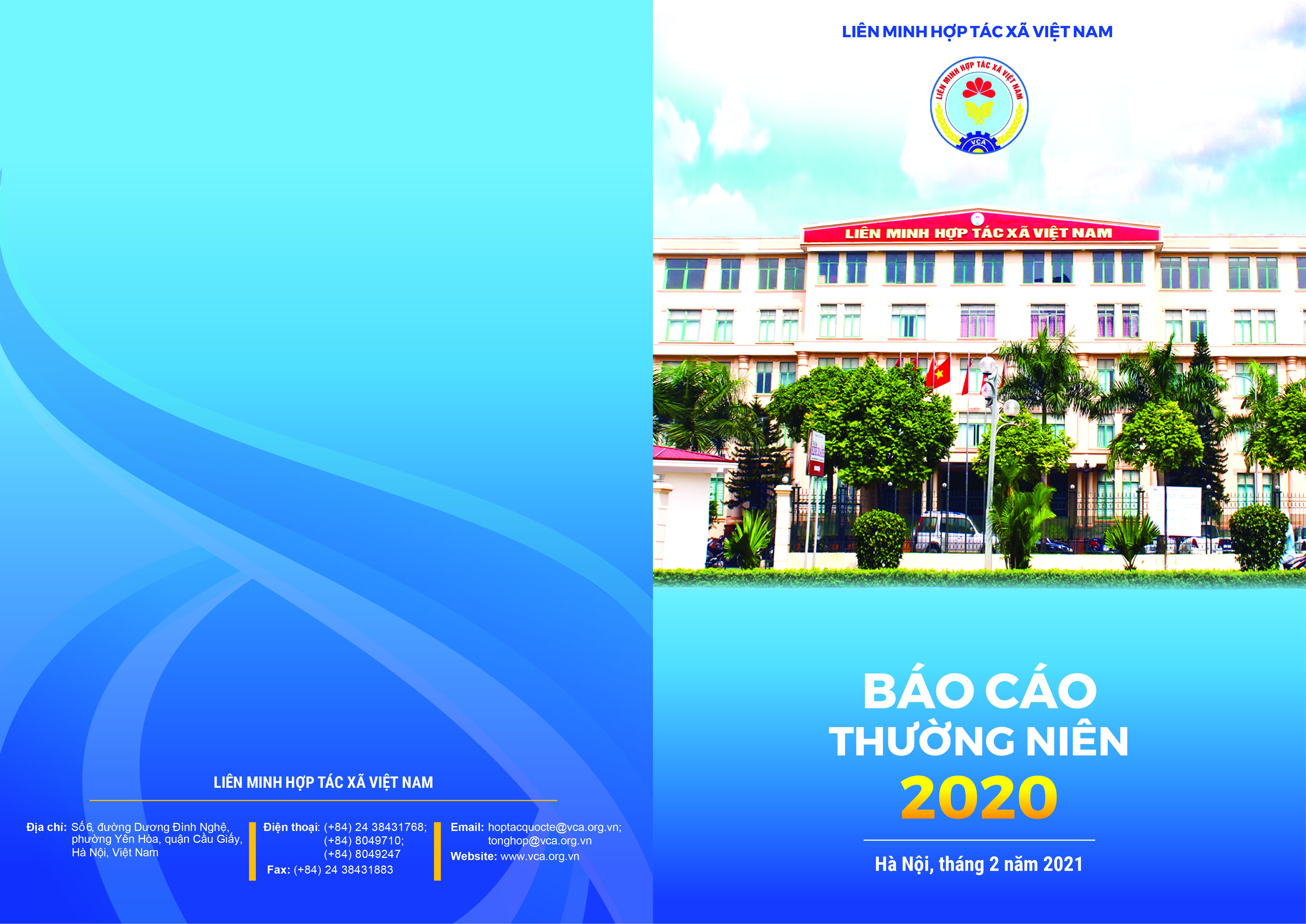 Báo cáo thường niên Liên minh HTX Việt Nam 2020