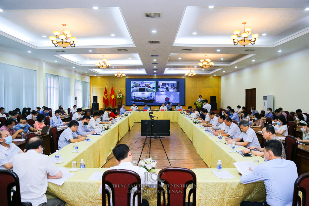 Phóng sự ảnh: Hội nghị sơ kết công tác 6 tháng đầu năm 2021, triển khai nhiệm vụ tháng 7 và những tháng cuối năm 2021