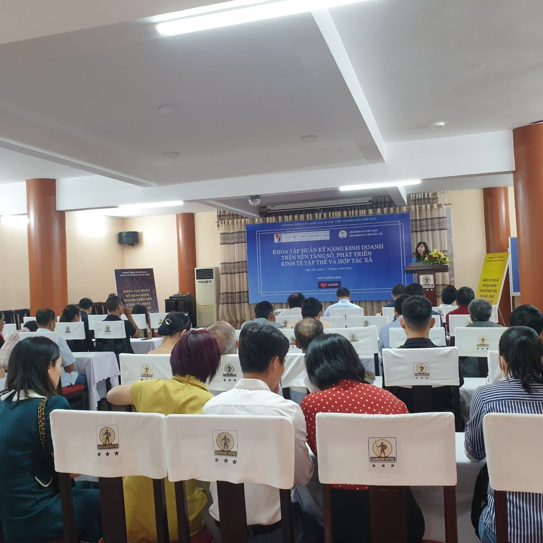 Nâng cao kỹ năng kinh doanh trên nền tảng số, phát triển kinh tế tập thể và hợp tác xã tỉnh Đắk Lắk