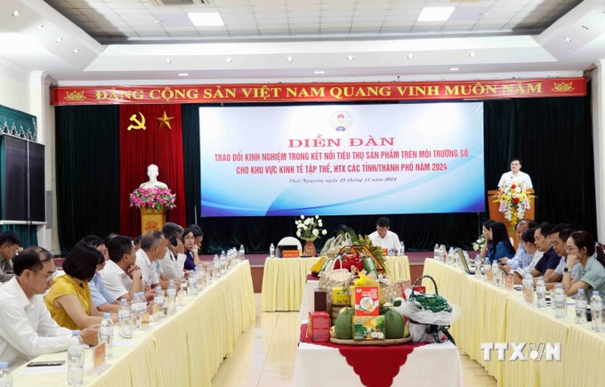 Hợp tác kết nối tiêu thụ sản phẩm trên môi trường số cho hợp tác xã
